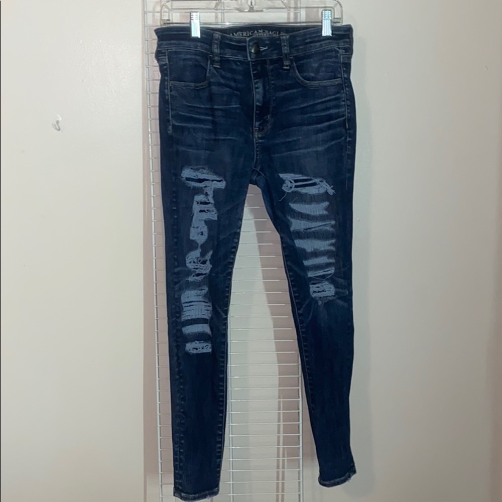 american eagle ripped jeans